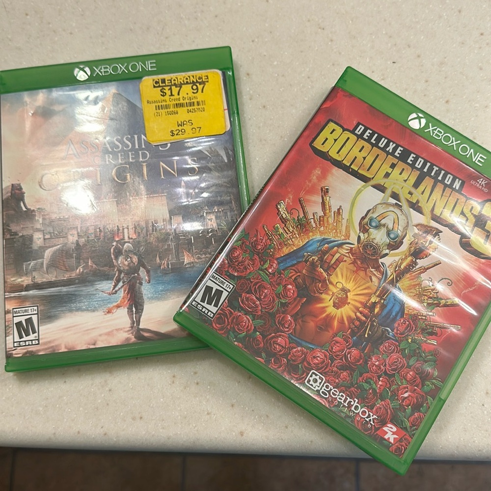 2 Xbox one games.